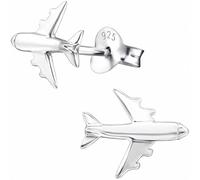 EYS JEWELRY Ohrstecker Damen Flugzeug 925 Sterling Silber Damen-Ohrringe
