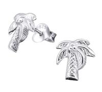 EYS JEWELRY Ohrstecker Damen Palme Baum 925 Sterling Silber Damen-Ohrringe