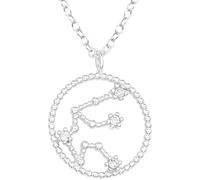 EYS JEWELRY Sternzeichen Kette Wassermann Halskette Damen Silber 925 mit Anhänger Sternbild Zirkonia Kristalle Geschenke für Frauen Freundin Silberkette 45 cm im Schmucketui