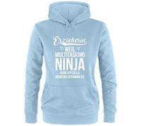 EZYshirt® Erzieherin - Helden des Alltags Damen Hoodie | Damen Kapuzenpullover | Damen Pullover