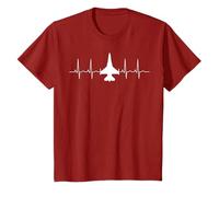 F-16 Fighting Falcon Fighter Jet PULSE usaf Pilot oder Crew T-Shirt