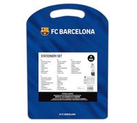 F.C. Barcelona 1. Team 25/26 Schreibset, Geschenketui, Metalletui, Federmappe, Kindermäppchen, ideal für Kinder, bequem und vielseitig, Qualität und Widerstandsfähigkeit, 27 x 3 x 37,5 cm, blau