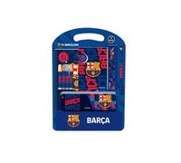 F.C. Barcelona 1. Team 25/26 Schreibset, Geschenketui, Metalletui, Federmappe, Kindermäppchen, ideal für Kinder, bequem und vielseitig, Qualität und Widerstandsfähigkeit, 27 x 3 x 37,5 cm, blau