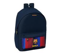 F.C. Barcelona 1. Team 26/27 Rucksack für Laptop 39,6 cm (15,6 Zoll) und USB, ideal für Jugendliche verschiedener Altersgruppen, recycelter Stoff, bequem und vielseitig, Qualität und