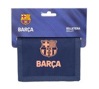 F.C.Barcelona 2. EQUIPACIÓN Geldbörse mit Kopfteil, Brieftasche, Geldbörse, bequem und vielseitig, Qualität und Widerstandsfähigkeit, 12,5 x 9,5 cm
