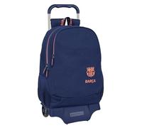 F.C.BARCELONA 2nd Equipment - Schulrucksack mit Trolley, ideal für Kinder unterschiedlichen Alters, bequem und vielseitig, Qualität und Widerstandsfähigkeit, 33 x 15 x 43 cm