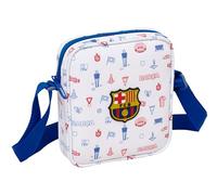 F.C. Barcelona Vorschul-Schultertasche, kleine Umhängetasche, Kindertasche, ideal für Kinder von 5 bis 14 Jahren, bequem und vielseitig, Qualität und Widerstandsfähigkeit, 16 x 4 x 18 cm