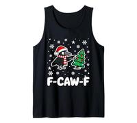 F-CAW-F Rabe Weihnachten Lustig Schwarze Krähe Holiday Tank Top