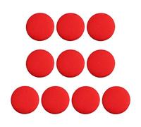 F Fityle 10 x Knöpfe mit Stoffbezug, Schaftknöpfe, DIY, dekorative Nähknöpfe, Knöpfe für Kleidung, Bekleidungszubehör, Rot