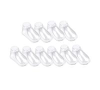 F Fityle 10 x transparente Babyschuhspanner, professionelle Vitrine, tragbar, langlebig, praktisch, Schuhhalter, formendes Display für Socken, Kindergeschäft, 8CM