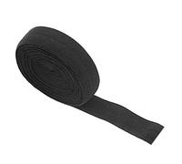 F Fityle 10m Elastikband Schwarz 2cm Breit, Gummiband Nähen, Elastic Band Breit, Elastic Band für Hosengummi DIY Handwerk, Elastic Flat Bias Binding Tape für DIY Nähen Gürtel Ärmelbündchen, Schwarz