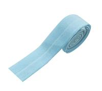 F Fityle 10m Schrägband elastisches Band Falzband Falzgummi, 20mm, Einfaßband Gummi schneidern, Blau