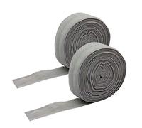 F Fityle 2 10mx20mm Bias Grey Elastic Cord Für DIY Bettdecke Manschette Schneiderei