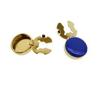 F Fityle 2 Herren Manschettenknöpfe Anzug Veranstaltung Knopfabdeckungen Herren Geschenk, Blau