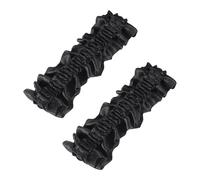 F Fityle 2er-Pack robuste Armband-Strumpfbänder, Geschenkartikel, modische Accessoires, 20S elastische Armbänder, Schwarz
