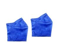 F Fityle 2x Pole-Dance-Schuhschoner, Stripper-Schuhschoner, Wildleder, rutschfeste Schutzüberzüge für professionelle Kostümaccessoires, Blue Xl