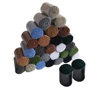 F Fityle 30-teiliges Set Knüpfwolle für Teppich Schurwolle, Knüpfgarn Teppich, Cutter-Teppichgarn, DIY Crochet Latch Hook Cutter Rug Yarn für Knüpfteppich Kissen Häkeln Basteln Heimtextilien, Typ 1