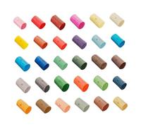 F Fityle 30-teiliges Set Knüpfwolle für Teppich Schurwolle, Knüpfgarn Teppich, Cutter-Teppichgarn, DIY Crochet Latch Hook Cutter Rug Yarn für Knüpfteppich Kissen Häkeln Basteln Heimtextilien, Typ 5