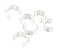 F Fityle 50er Set Spulenhalter Clips Klammern Fadenspule Bobbini Holder Garnrollenhalter Clips Clamps, klar