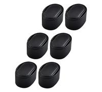 F Fityle 6-teiliges Uhrenkissen-Armband-Präsentationsregal, Schmuck-Schaufenster-Zubehör, Uhrenhalter-Set, Uhrenkissen für die Reise-Anzeige, Schwarz