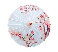 F Fityle Chinesischer Papierschirm Stoff, Geölter Papierschirm, Japanischen Papier Regenschirm, Handgemachte Chinesischer Geölter Ölpapier Regenschirm für Kostüme Musikfestivals Fotografie, Stil b