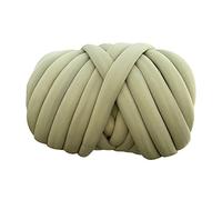 F Fityle Chunky Garn Chunky Garn Roving Häkeln, Sperrige Armstricken, Grob Gestrickte Kuscheldecke, Roving Garn zum Handstricken Häkeln für Haustier Bett Sofa Bag, Olive