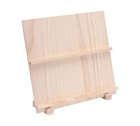F Fityle Earring Display Ständer Schmuckständer Holz Schmuckhalter Kartenhalter Retro Design Tragbar für Geschäftsausstellung Heimdekoration Geschenkanlässe, 2 Schichten