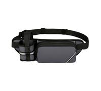 F Fityle Gürteltasche, wasserdicht, für Männer und Frauen, modische Hüfttasche, Hüfttasche zum Laufen, Workout, Festival, Freizeit, Radfahren, Grau
