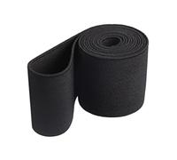 F Fityle Gummiband zum Schneidern, Nähbänder Gurtband 16m Lang, 4cm Breit, Elastisches Breites Band zum Nähen, Flache Elastische Bänder, Nähbänder Gurtband für Schneidern, Nähzubehör, Schwarz