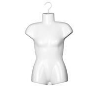 F Fityle Hängende Schaufensterpuppe weiblich, Schaufensterpuppe Kleiderbügel Haken Display Schaufensterpuppe Körper Torso für Kleidergeschäft Kommerzielle, Höhe 50cm