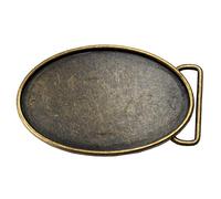 F Fityle Herren Gürtelschnalle rohlinge Buckle Bronze für Gürtel mit einer Breite von 3,6 bis 3,9 cm