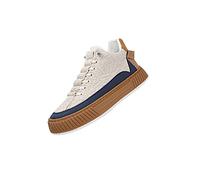 F Fityle Jugend Herren Turnschuhe Freizeitschuhe Laufschuhe Dicke Sohlen Rutschfeste Bestickte Schuhe Wanderschuhe für Arbeit, Training, Fitnessstudio, Joggen, Brown, 44