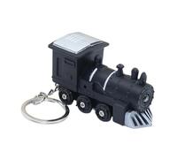 F Fityle LED-Schlüsselanhänger, Mini-Zug, Charm, Licht, Schlüsselanhänger, Zug, kleines Geschenk, Zug für Jahrestag, Kinder, Urlaub, Erntedankfest, Geburtstag, Schwarz