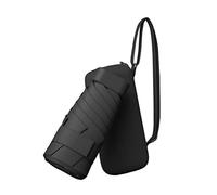 F Fityle Mini Regenschirm Sturmfest, Taschenschirm Leicht Klein, Manual Travel Taschenschirm mit Etui, Mini Folding Umbrella, Travel Umbrella Waterproof für Outdoor Reise, Schwarz