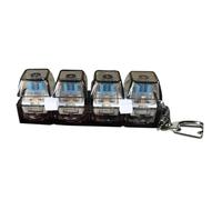 F Fityle Mini-Schlüsselanhänger, Fingerspielzeug, mechanische für Erwachsene, Dekompressionsknopf, Fingerklicker, Spielzeugknopf, Schwarz