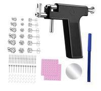 F Fityle Ohrlochstech-Werkzeugset, Mehrzweck, professionell, DIY-Ohrringverschluss-Werkzeugset, Ohrlochstechmaschine für Zuhause und Salon, Style E