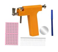 F Fityle Ohrlochstech-Werkzeugset, Mehrzweck, professionell, DIY-Ohrringverschluss-Werkzeugset, Ohrlochstechmaschine für Zuhause und Salon, Style D