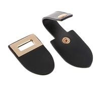 F Fityle PU Verbinder Verschluss, Haken Knöpfe Zum Annähen für Duffle, Mantel, Schal, einzelne Schnalle