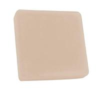 F Fityle Samt Schmuckschatulle Perle Halskette Box Halter Portable, versetzbar für Geburtstag Jahrestag 19x19x4cm, Beige innerer Kreis