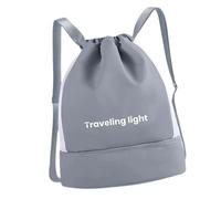 F Fityle Schwimmtasche, Reise-Trainingstasche, Tagesrucksack für Camping, Outdoor, Strand, Pool, Blau