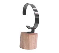 F Fityle Uhrenständer, Uhrenhalter, Organisationshalterung, Armbanduhrenhalter, Uhren-Organizer für Kommode, Laden, Arbeitsplatte, Vitrine, SCHWARZ