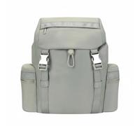 F Fityle Unisex Travel Rucksack mit Mehreren Fächern Tagesrucksack Outdoor Rucksack Wasserabweisender Nylon-rucksack für Ausflüge Pendler Freizeitaktivitäten 14L, Grau, Leinenfarbe, Einheitsgröße
