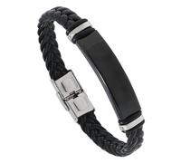 F Fityle Valentinstag-Armband, Charm, modisches Geschenk, Paar-Armband, Schmuck für Geburtstagsgeschenke, Kostümparty, Thanksgiving, Freunde, Männer, Schwarz Schwarz