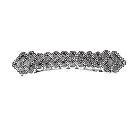 F Fityle Vintage Keltische Metallspange Haarspange Barrette Irland Haarschmuck für und Damen, Silber 3