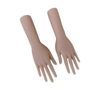 F Fityle Weibliche Schaufensterpuppe Hand Schmuck Display Halter Kompakte Praktische Mehrzweck Hand Modell für Armband Arbeitsplatte Kommode, 1 Paar Hände