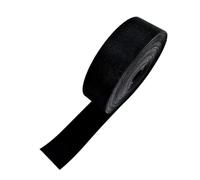 F.Lupinski Schrägband Einfassband aus Kunstleder Lederimitat - Farbe, Breite & Länge wählbar, inkl. Mengenrabatte in Lederoptik Nähen Basteln Dekorieren Meterware (Schwarz, Breite 30mm / Länge 25m)