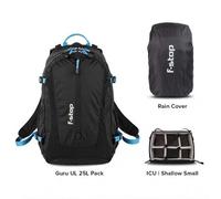 F-stop Guru UL Essentials Bundle Schwarz - Malibu Blau