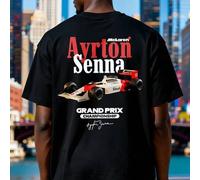 F1 sports racing-style Sennas McL 100 percent cotton loose fit graphic tees men's clothing summer outfits tshirt men streetwear men mens gift ideas F