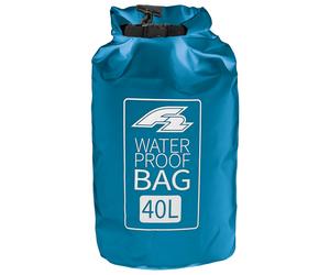 F2 Dry Bag Blue 40 Liter, wasserfester Packsack mit Rolltop und Schultergurt - blau / ONE SIZE