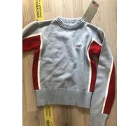 F2 Kaja Pulli light blue Damen Pullover warm weich rot winter M